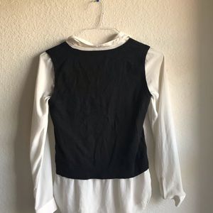 Ann Taylor dress shirt/vest combined!